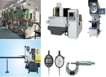 production equipments quality checking instruments